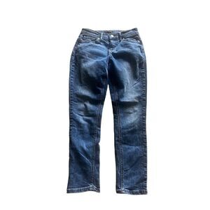 Banana‎ republic girlfriend slim blue jeans petite size 24